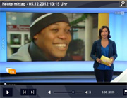 Screenshot aus ORF heute Mittag, 20121205